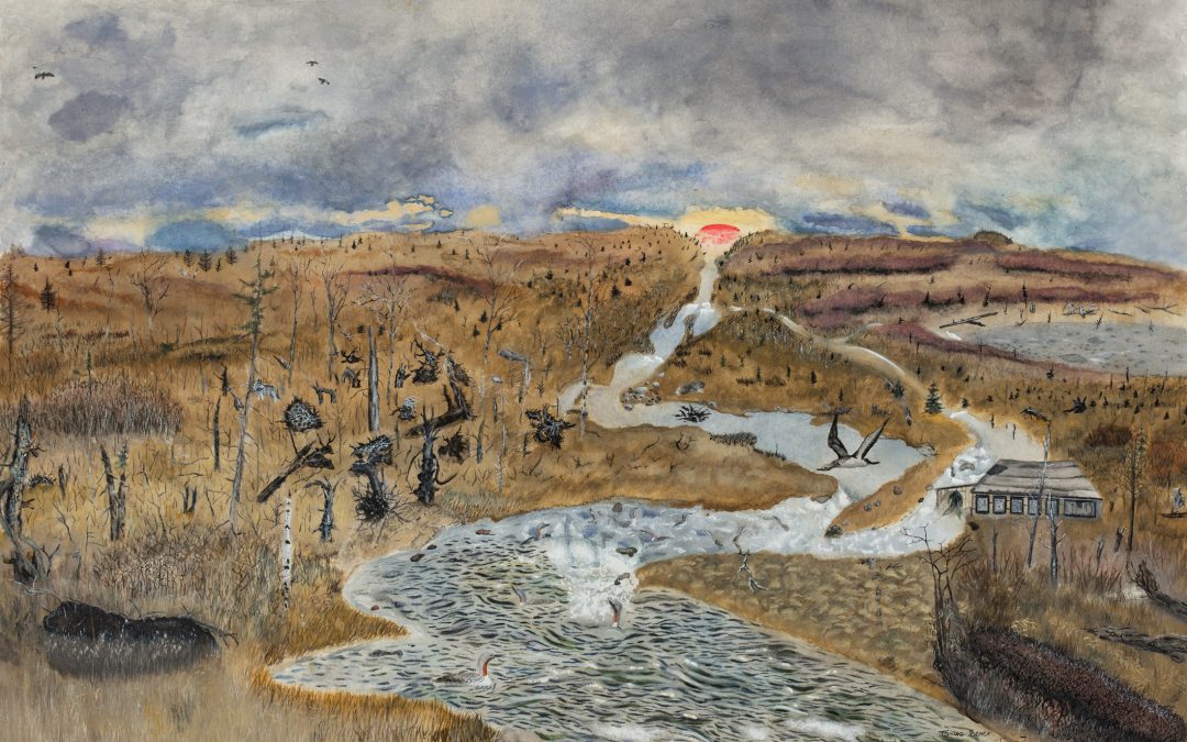 Iceburst in a Ghost-Marsh